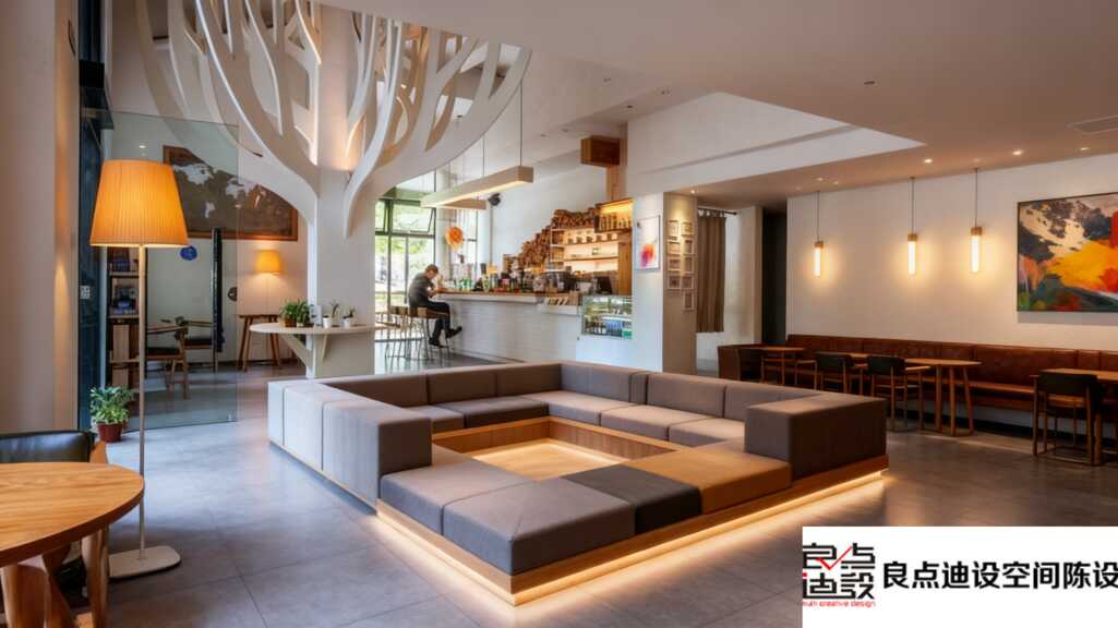 把森林和艺术馆搬进咖啡馆!这软装设计我直接封神!